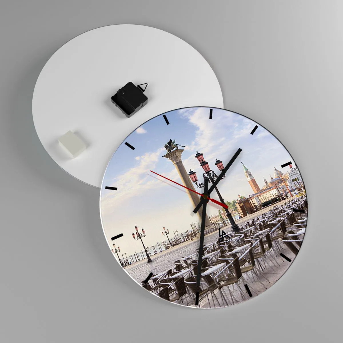 Nástěnné hodiny - Zveme, vše připraveno - 40x40 cm