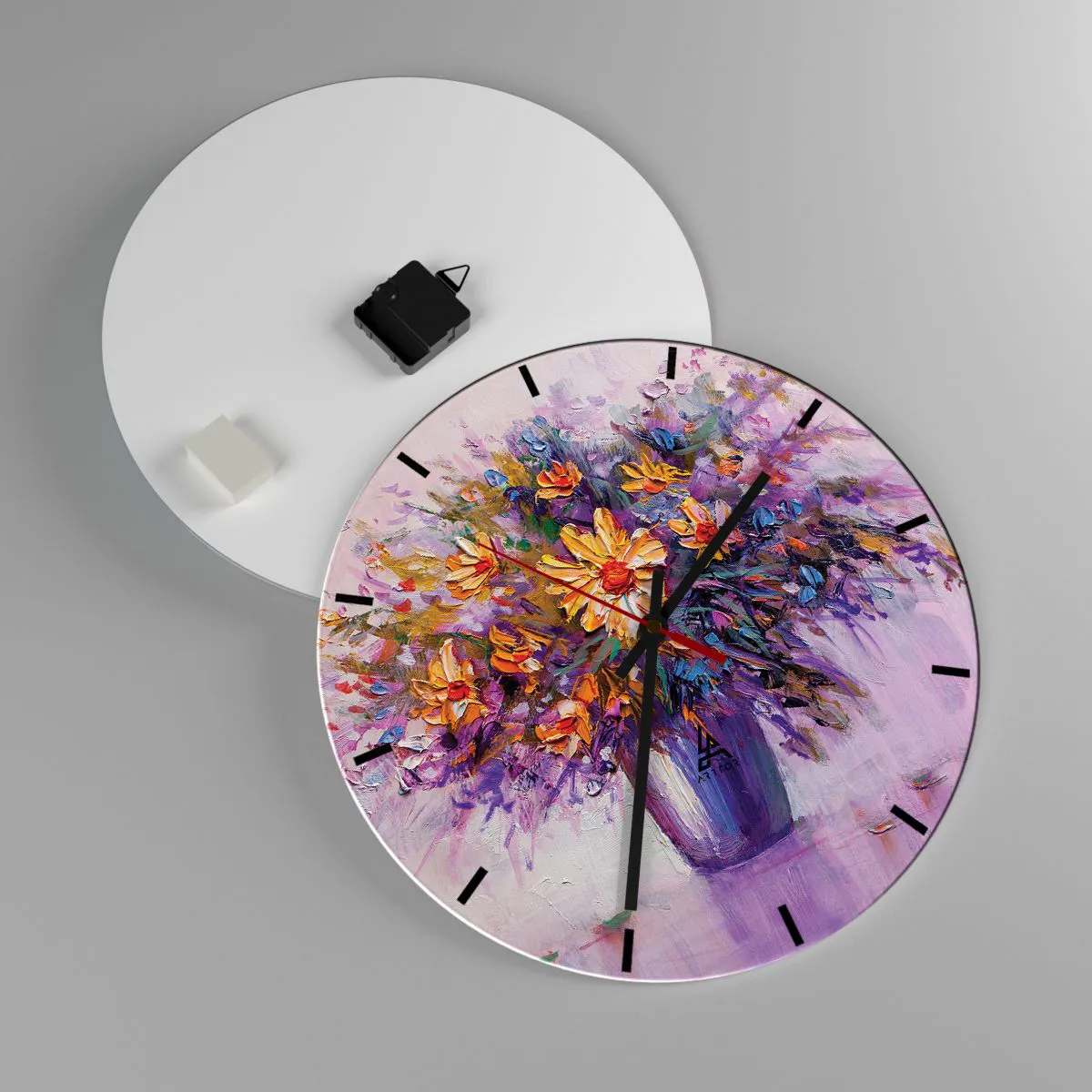 Horloge murale - Pendule murale - Ça sent bon, ça a l'air doux - 40x40 cm