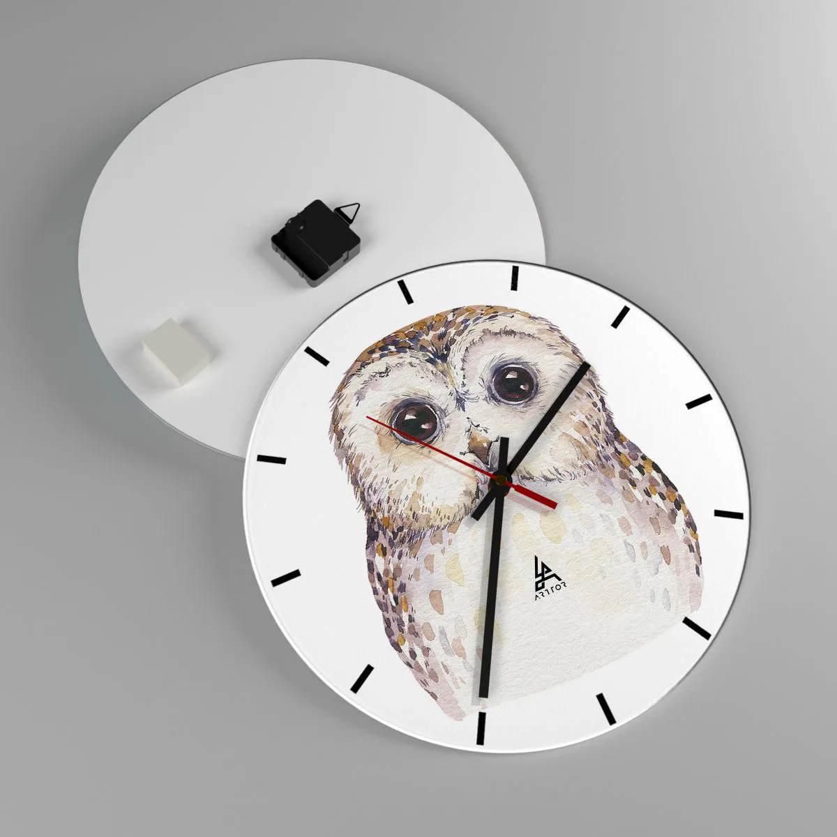 Wandklok - Klok - Kijk in mijn ogen - 40x40 cm