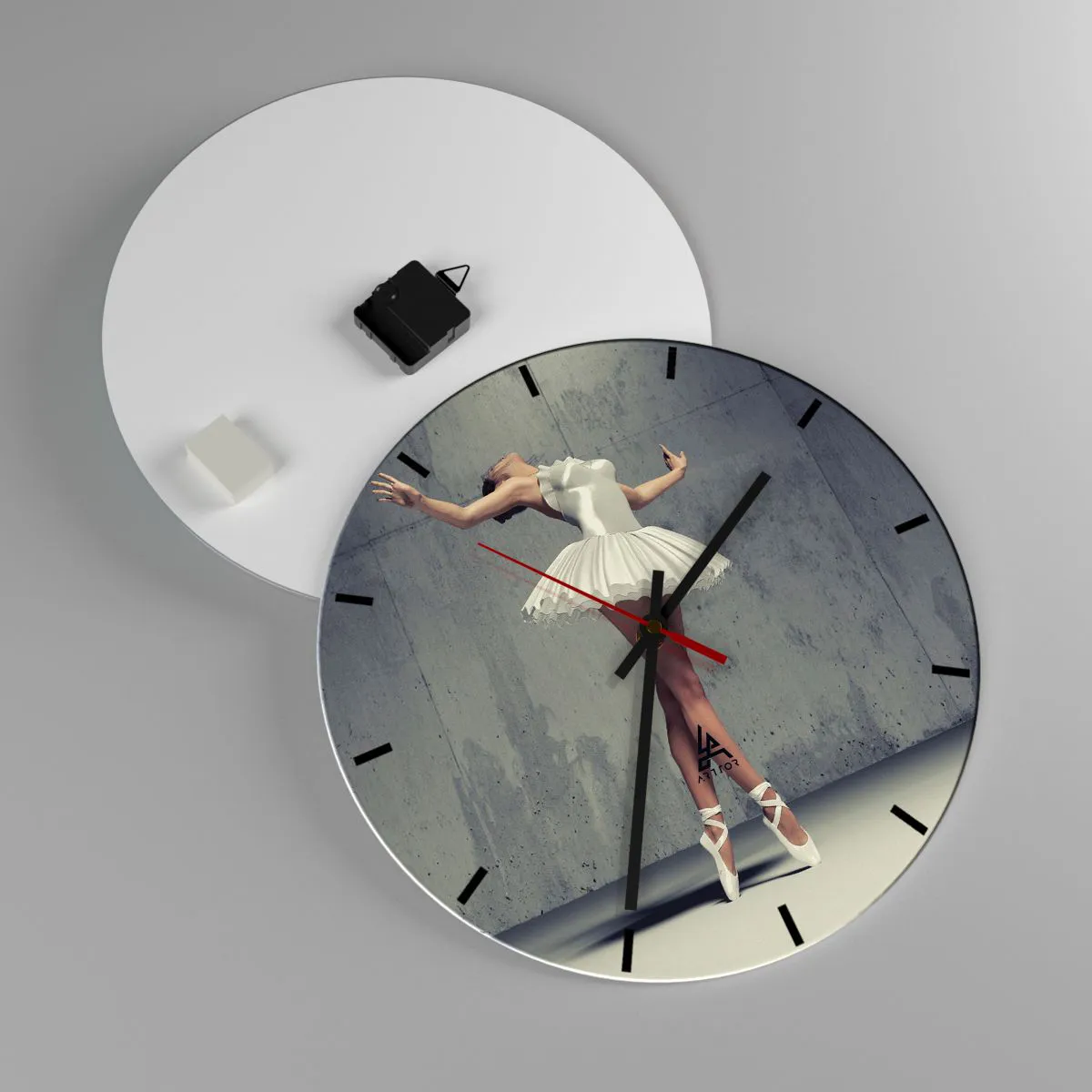 Nástěnné hodiny - Lehce jako pták - 40x40 cm