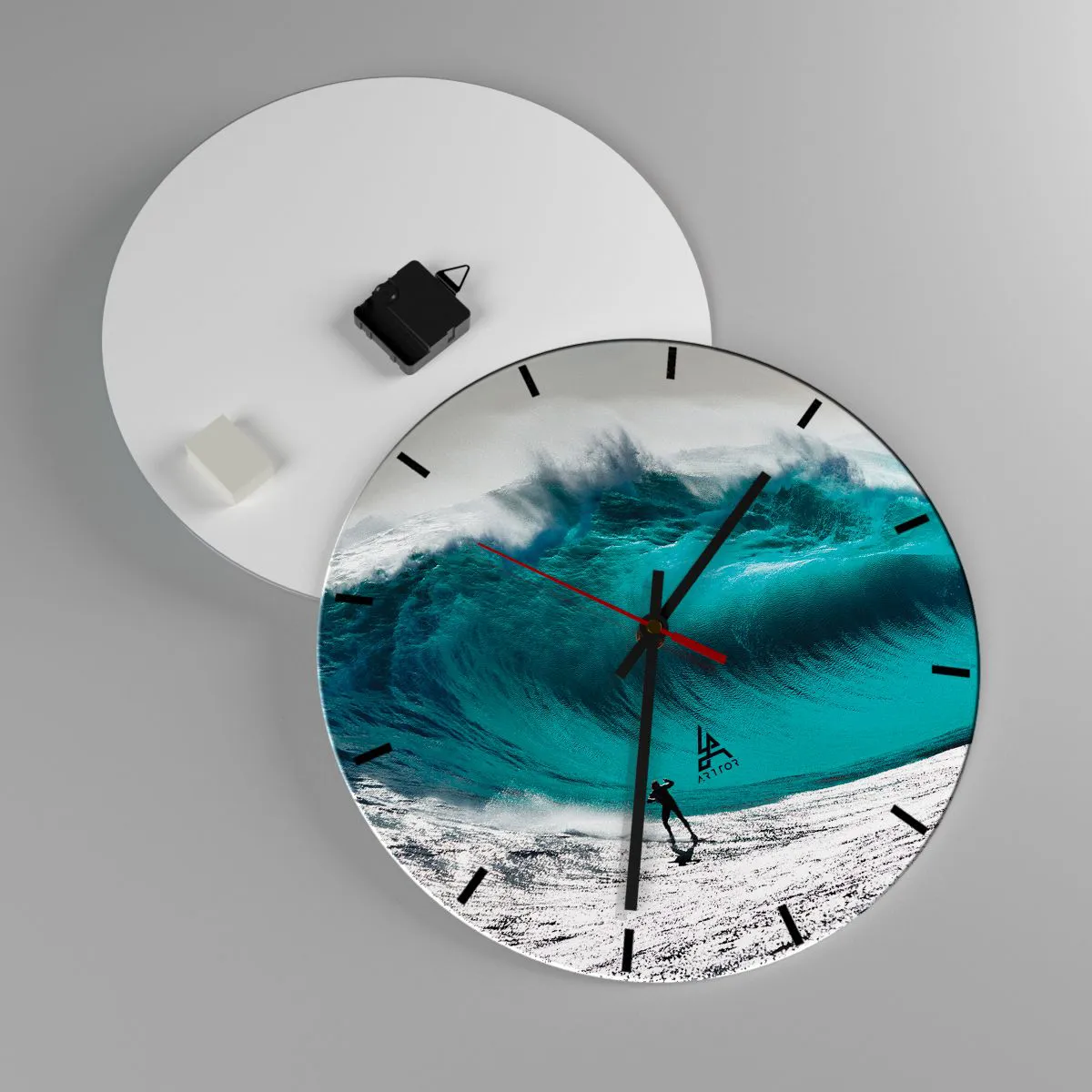 Nástěnné hodiny - Výzva přijata - 40x40 cm