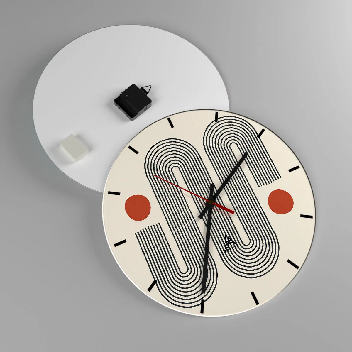 Nástěnné hodiny - Od začátku do konce - 40x40 cm