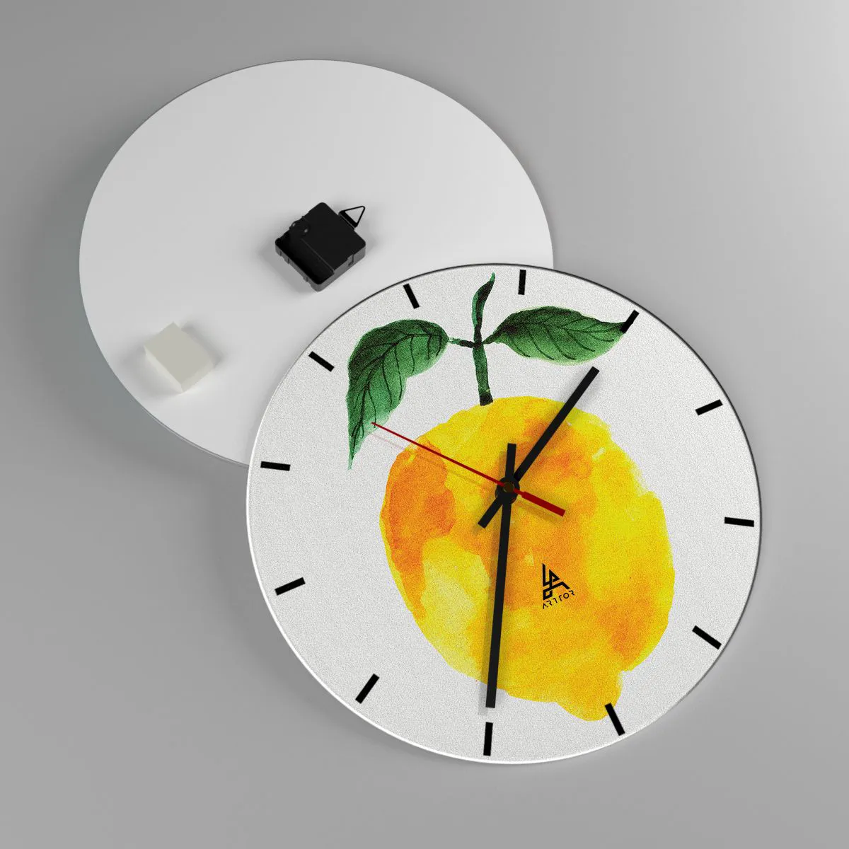 Zegar ścienny - Jak poznać smak słońca - 40x40 cm