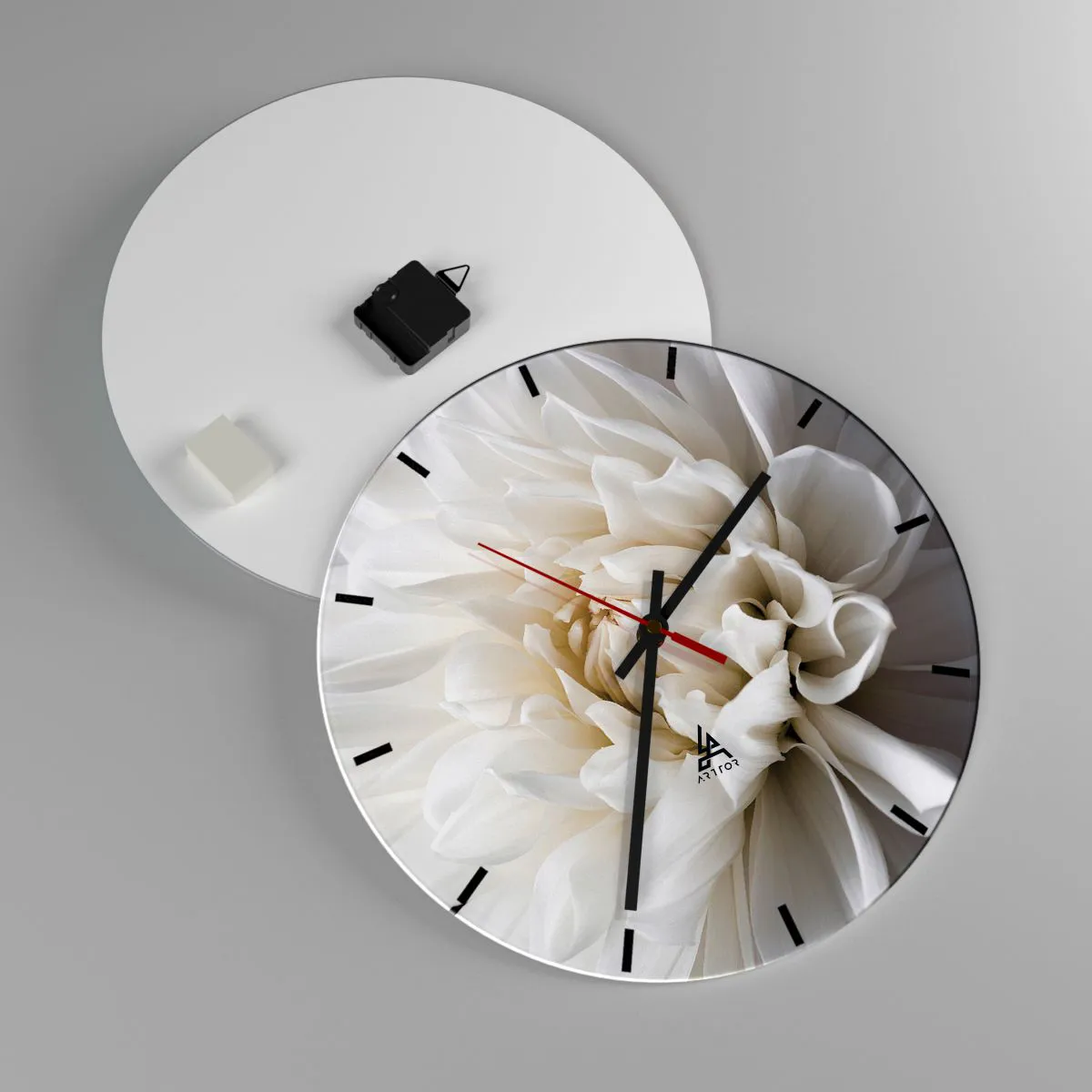 Wandklok - Klok - Ochtend van de bruid - 40x40 cm