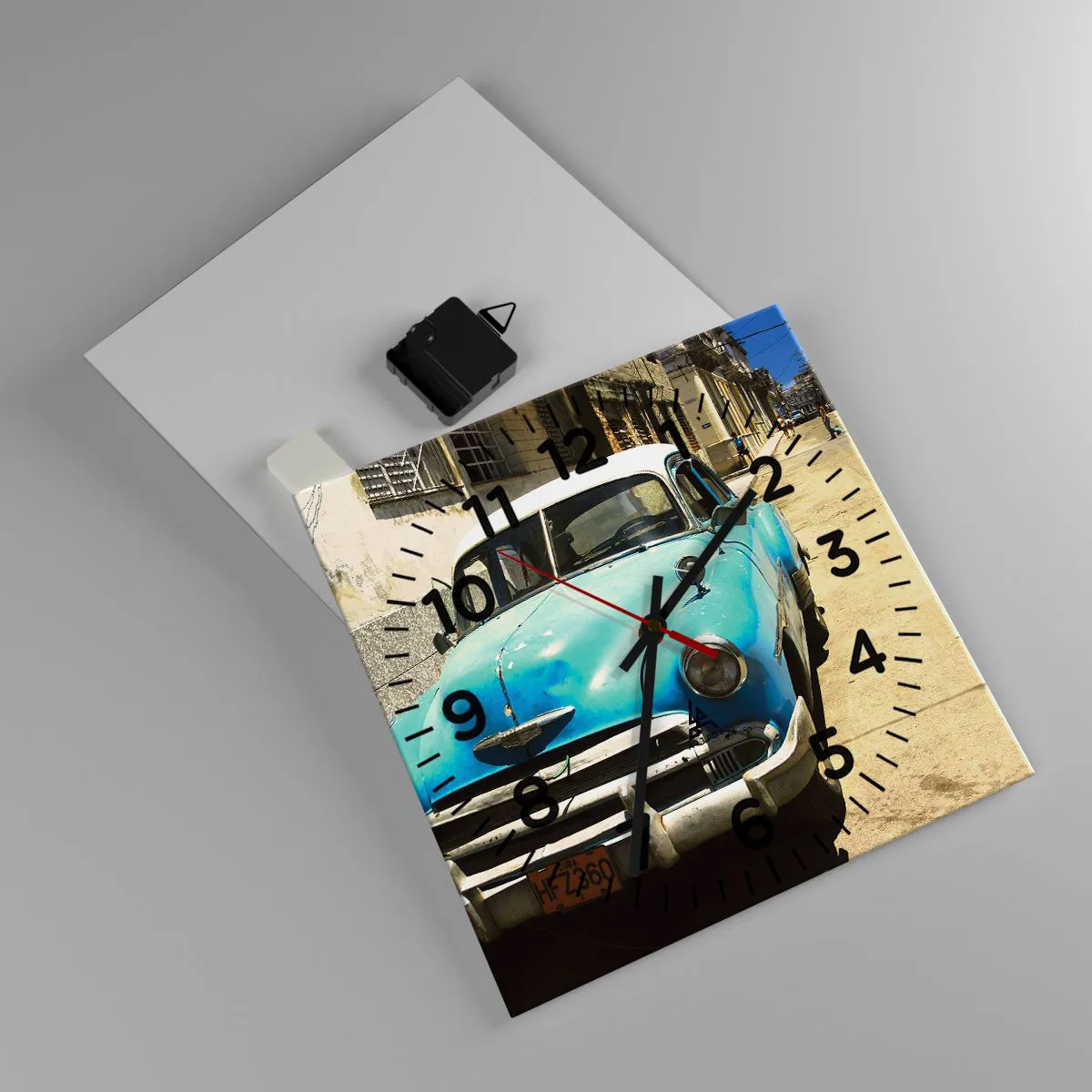 Zegar ścienny - Evviva Cuba! - 30x30 cm