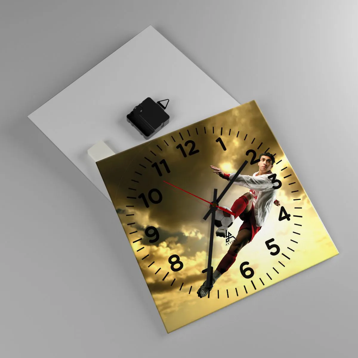 Vægur, Uret - Fodboldhimlen - 30x30 cm