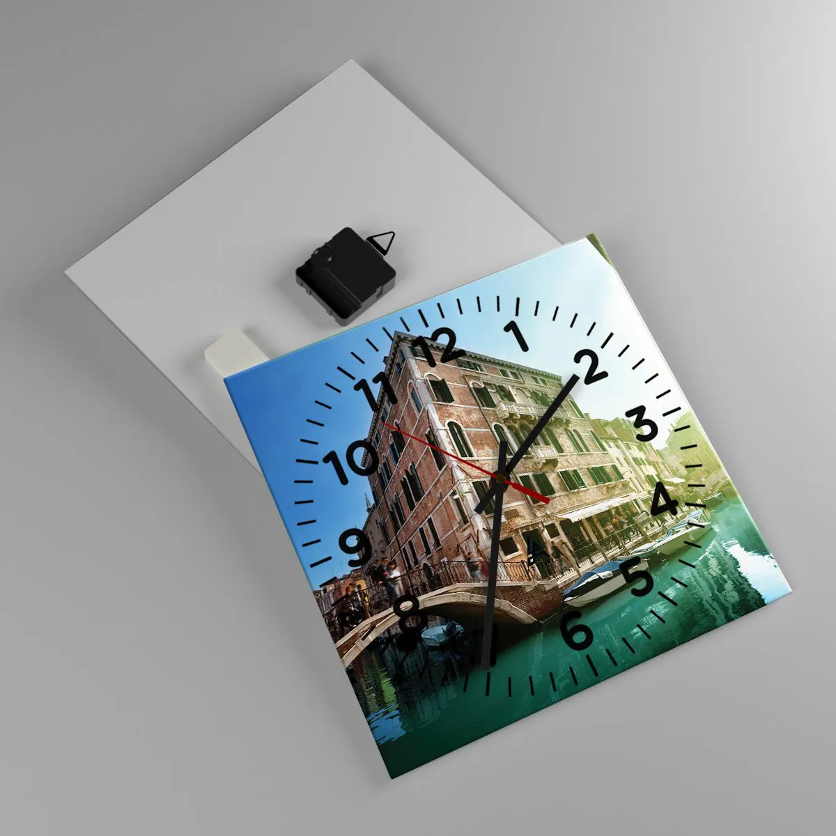 Wandklok - Klok - Venetië - Amore Mio - 30x30 cm