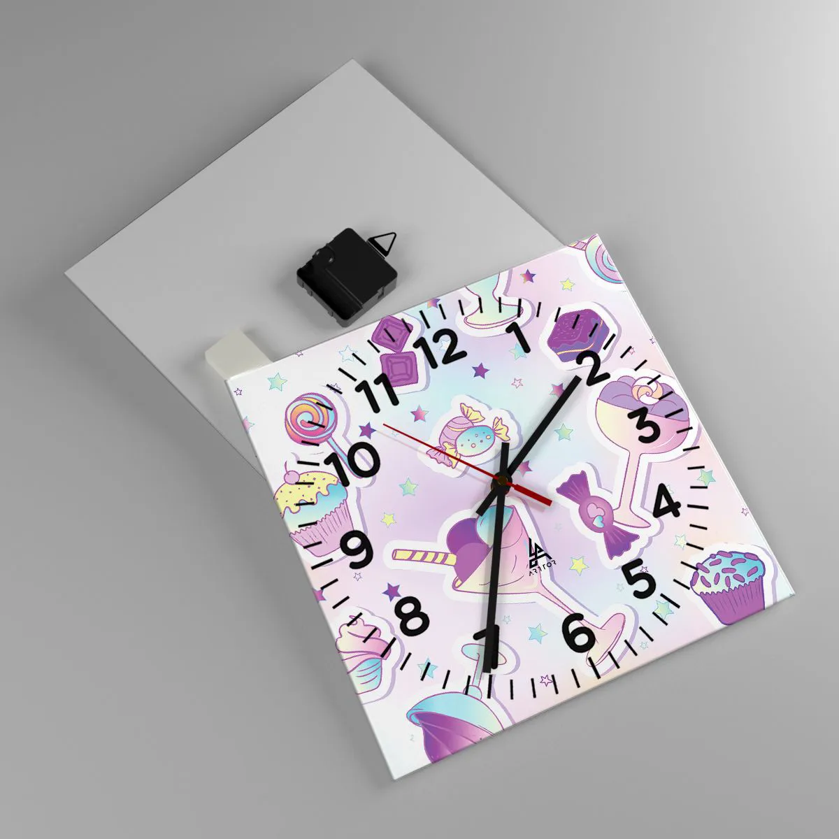 Zegar ścienny - Żeby codziennie były urodziny - 30x30 cm