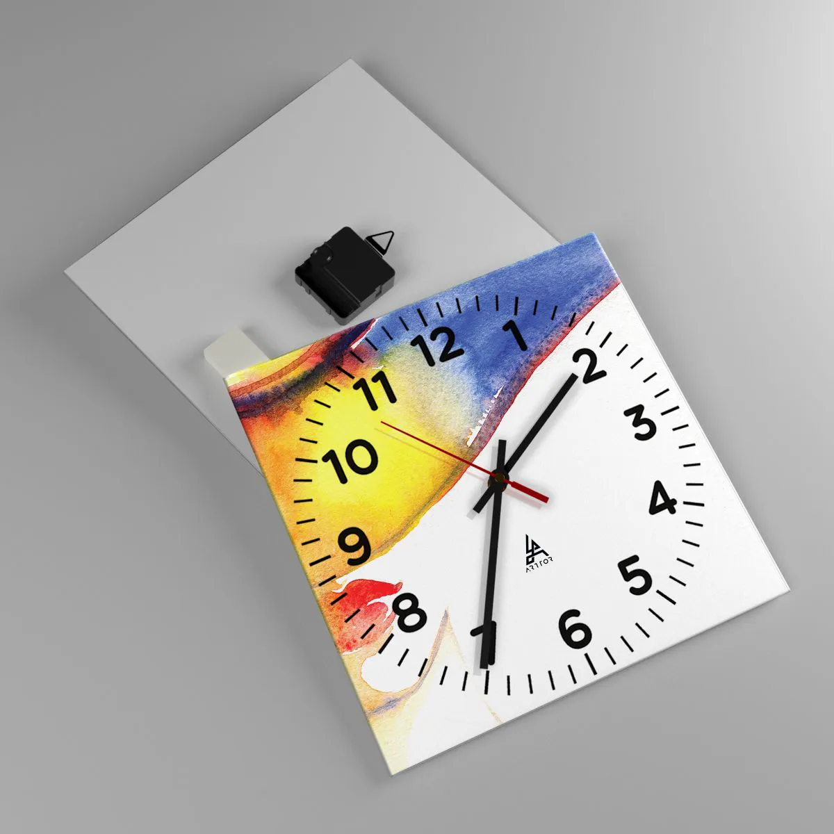 Zegar ścienny - Portret damy - 30x30 cm