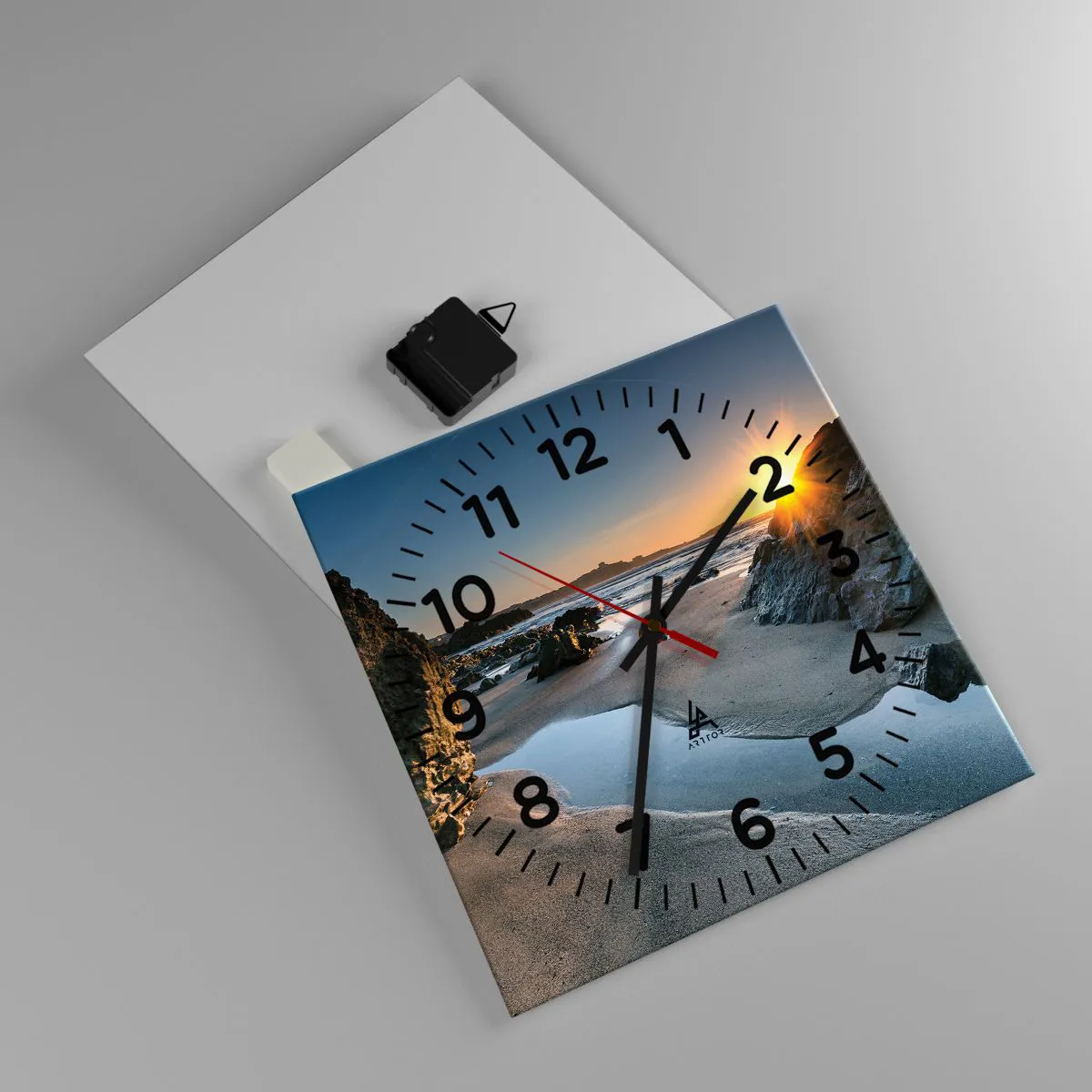 Falióra, Óra - Az emberi kéz által nem érintett - 30x30 cm