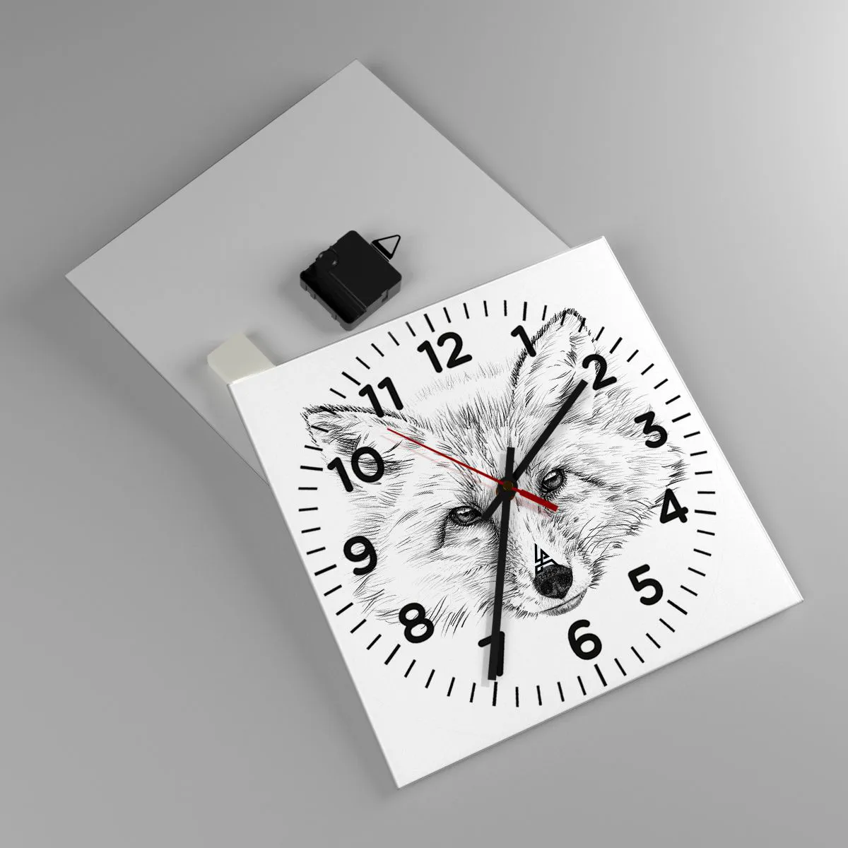 Nástenné hodiny - Môžu tieto oči klamať? - 30x30 cm