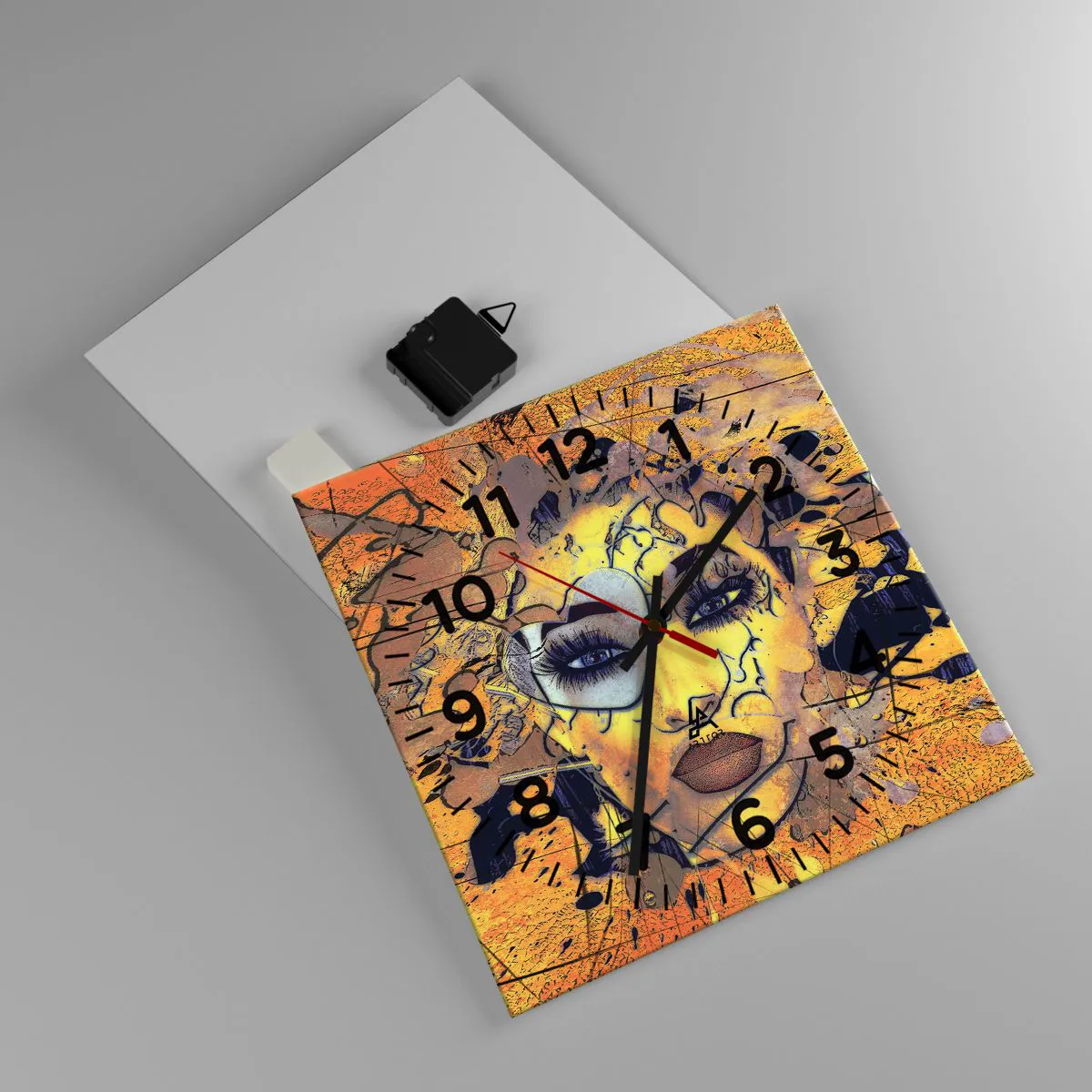 Nástěnné hodiny - Sluneční krása - 30x30 cm