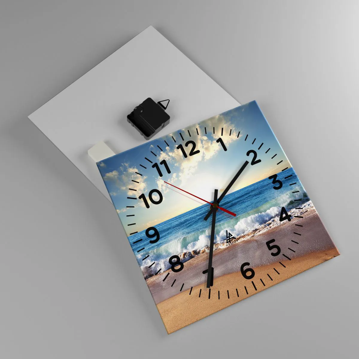 Nástenné hodiny - Pohyb a nehybnosť zároveň - 30x30 cm