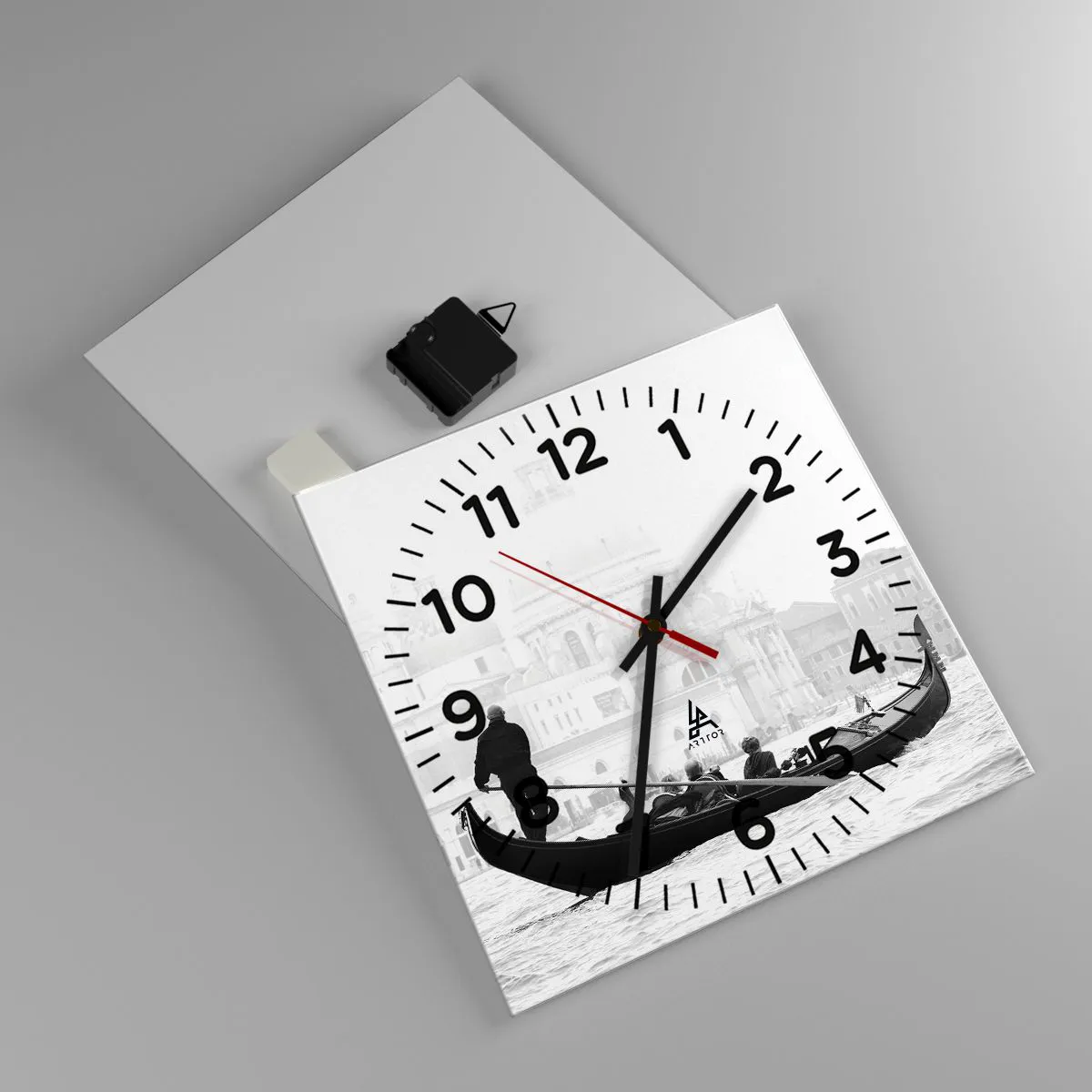 Nástenné hodiny - Cesta k zdroju krásy - 30x30 cm