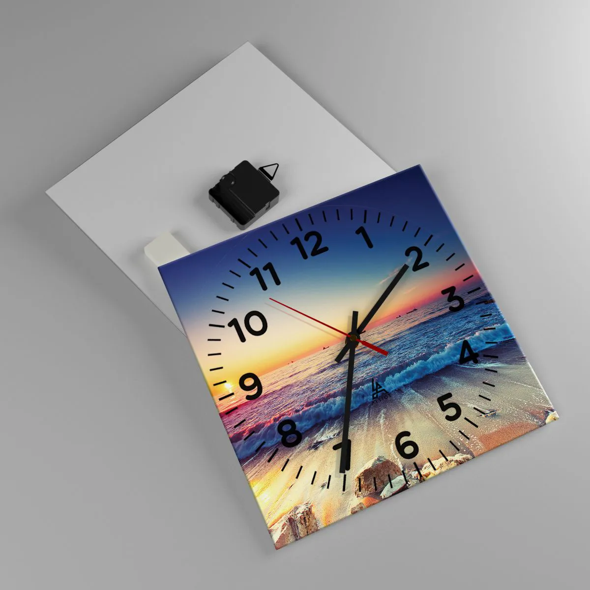 Zegar ścienny - A co za horyzontem? - 30x30 cm