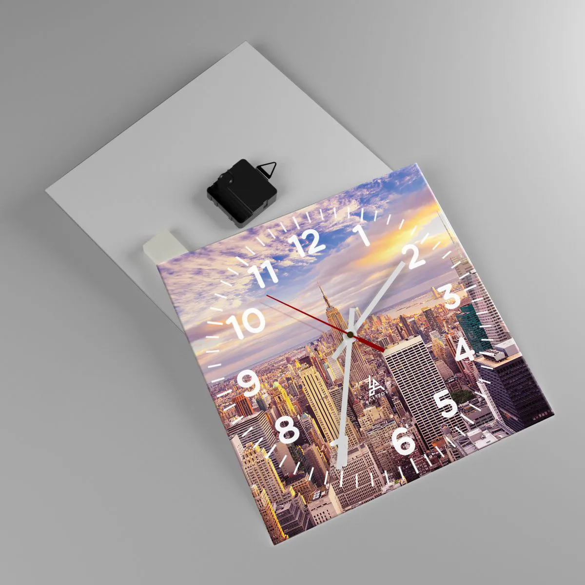 Nástenné hodiny - Dosiahnuť samotné oblaky - 30x30 cm