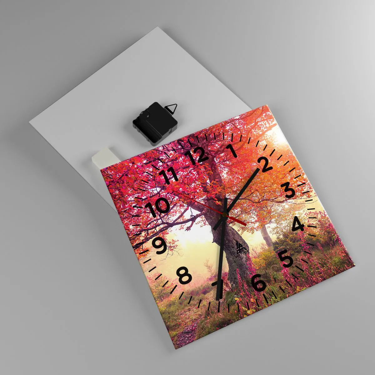 Falióra, Óra - Virágzás őrülete - 30x30 cm