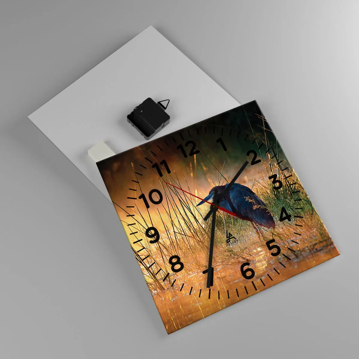 Wanduhr - Glasuhr - Komm, gib mir eine Pause mit diesen Fotos - 30x30 cm