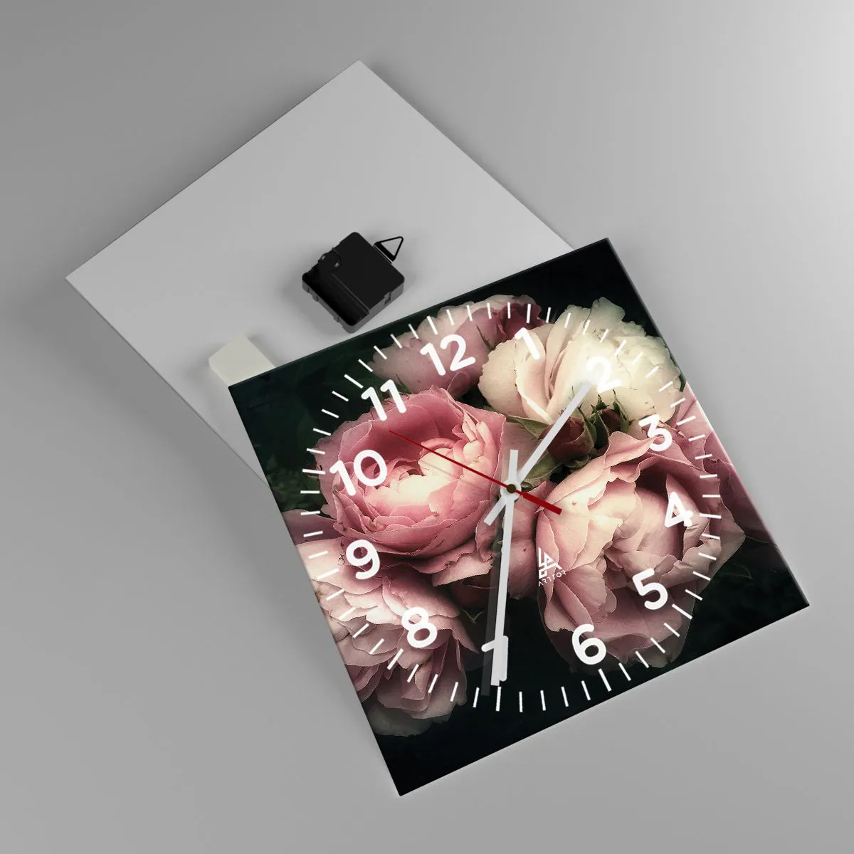 Nástenné hodiny - Kúzlo belle epoque - 30x30 cm