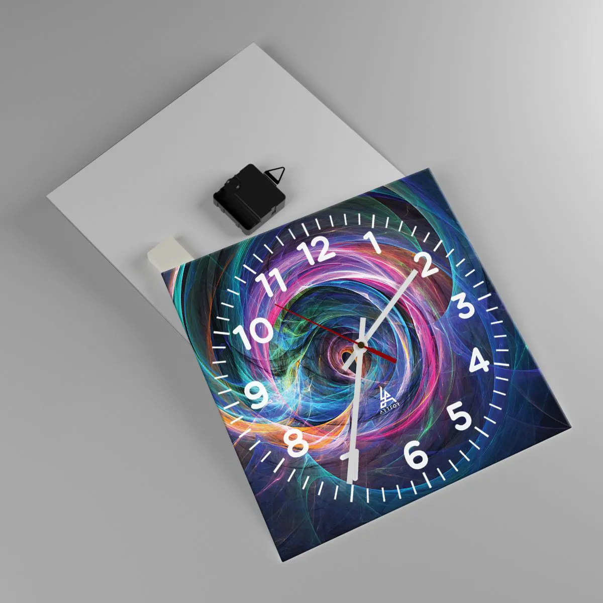 Ceas de perete - Ceas pe sticlă - Unde mă vei duce? - 30x30 cm