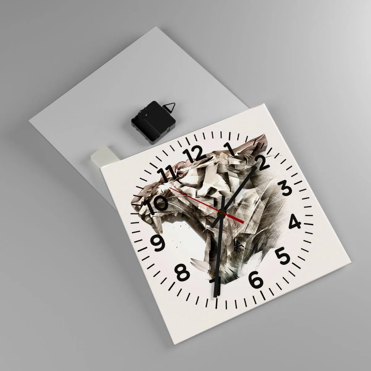 Zegar ścienny - Już wiesz, kto rządzi - 30x30 cm