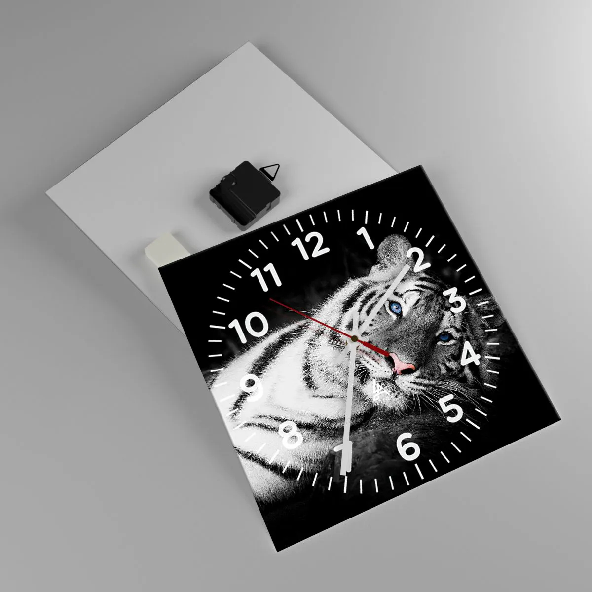 Zegar ścienny - Dzikość i spokój - 30x30 cm