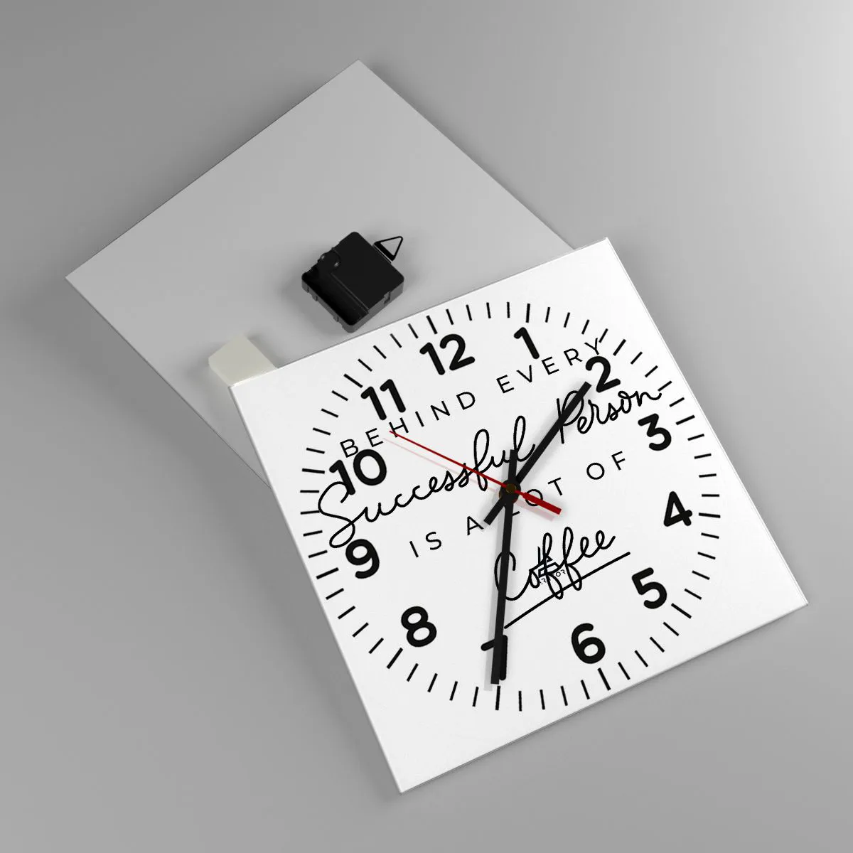 Horloge murale - Pendule murale - Secret du succès - 30x30 cm