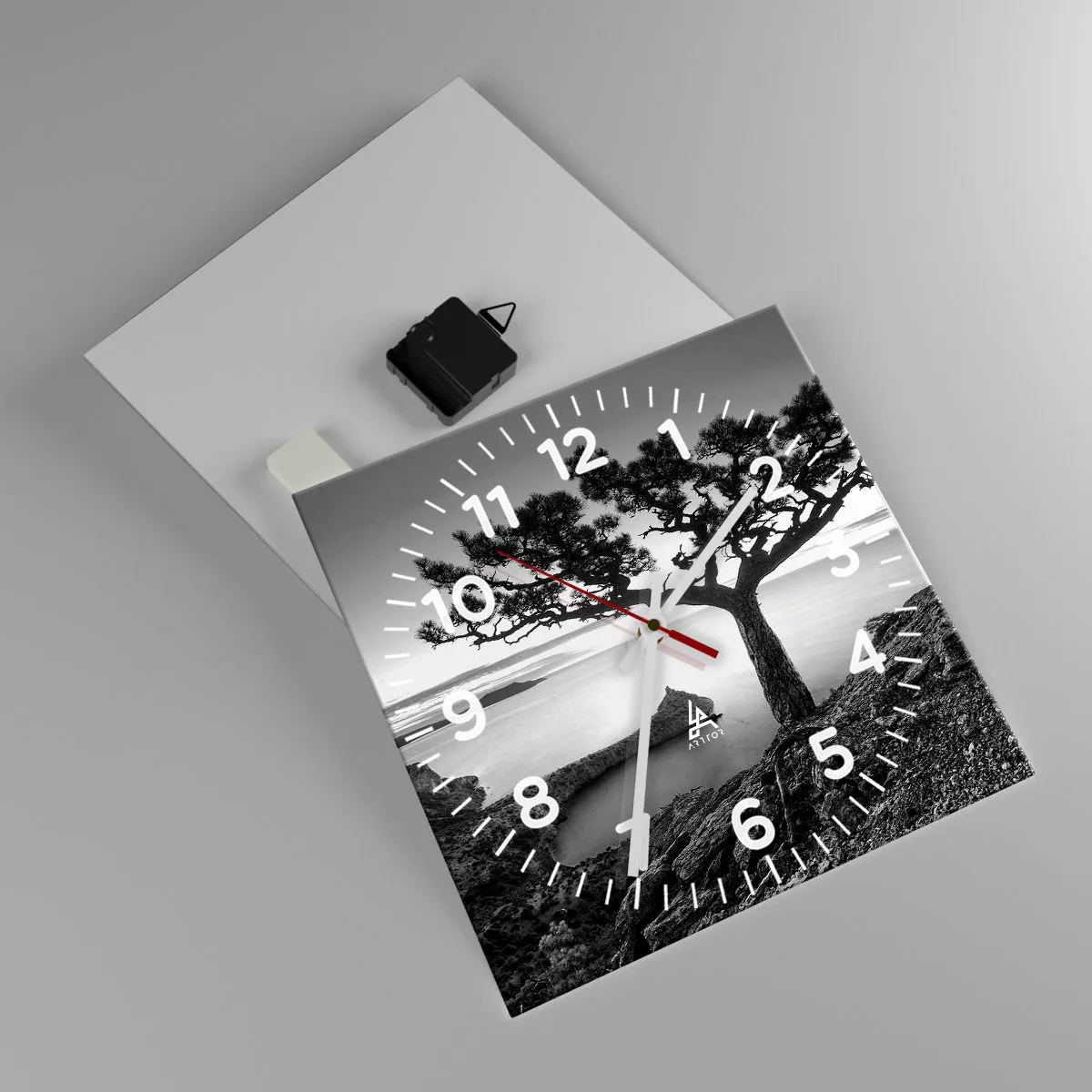 Zegar ścienny - Spokój aż po horyzont - 30x30 cm