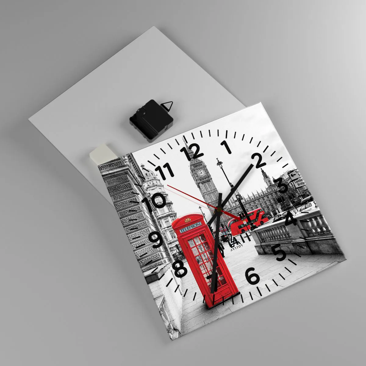 Falióra, Óra - London, kétségtelenül - 30x30 cm