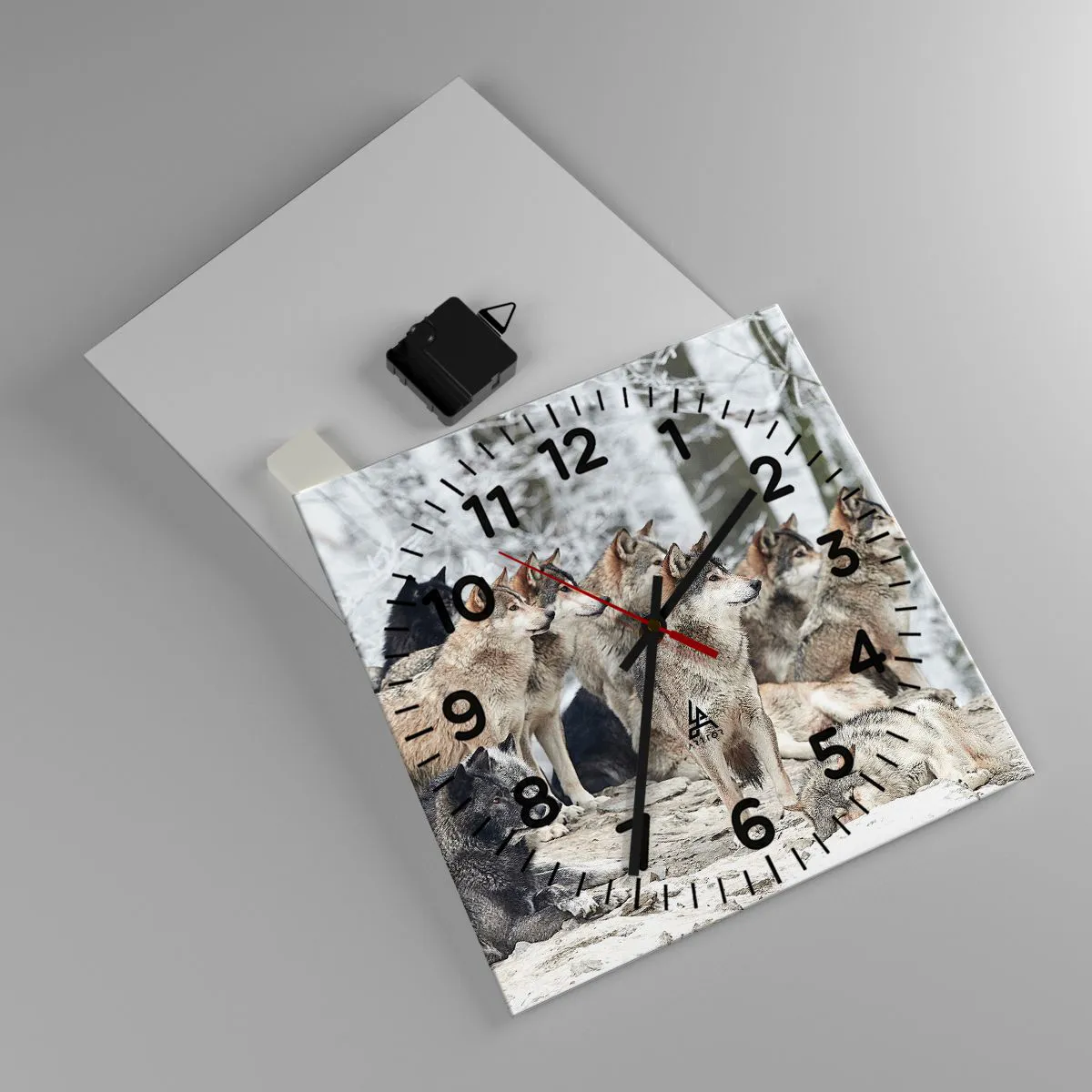 Wandklok - Klok - Familie en vrienden - 30x30 cm