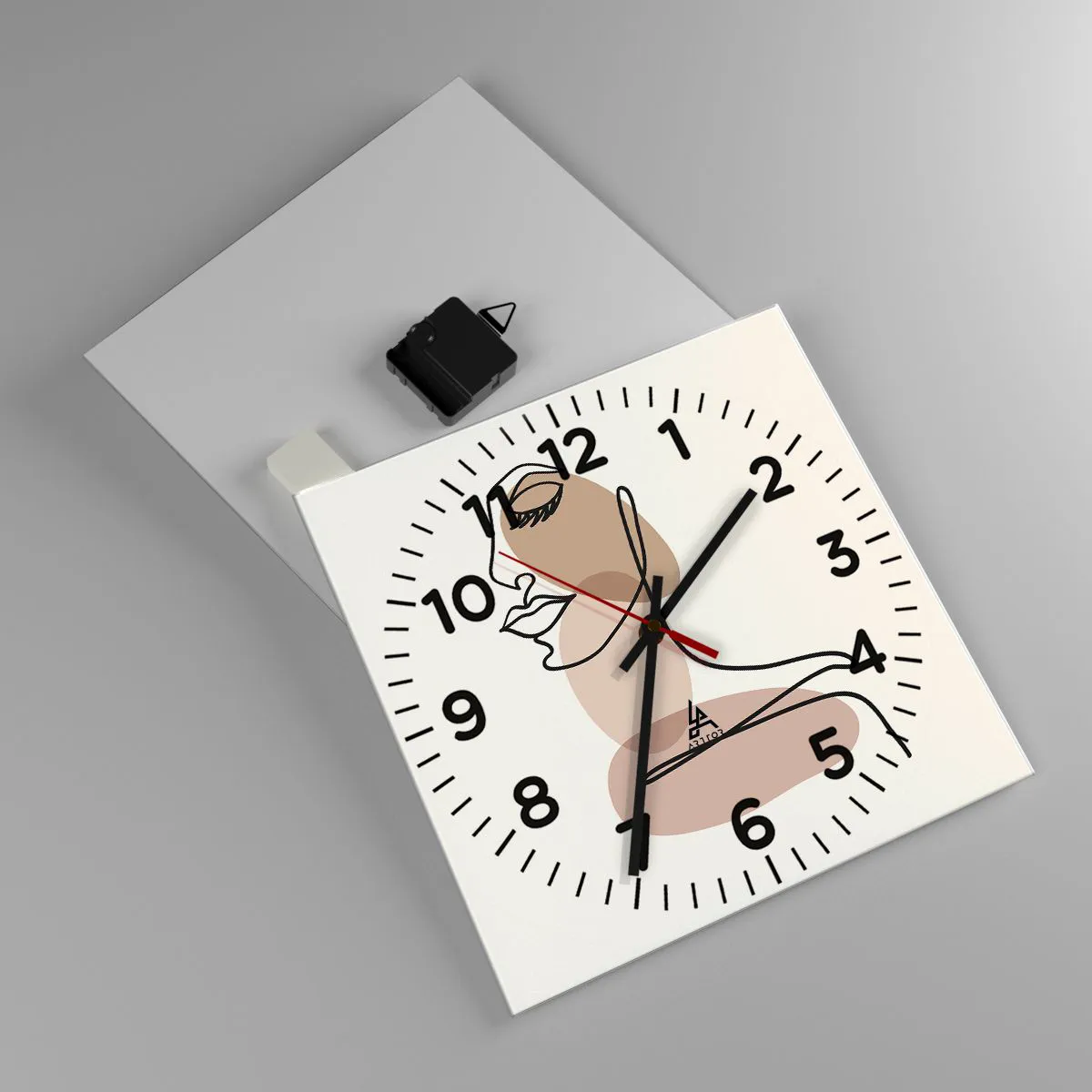 Vægur, Uret - Lytter til sig selv - 30x30 cm