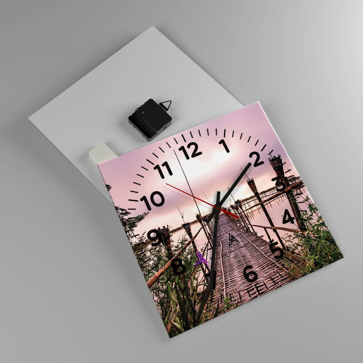 Falióra, Óra - Nyugalom és csend Ázsiában - 30x30 cm