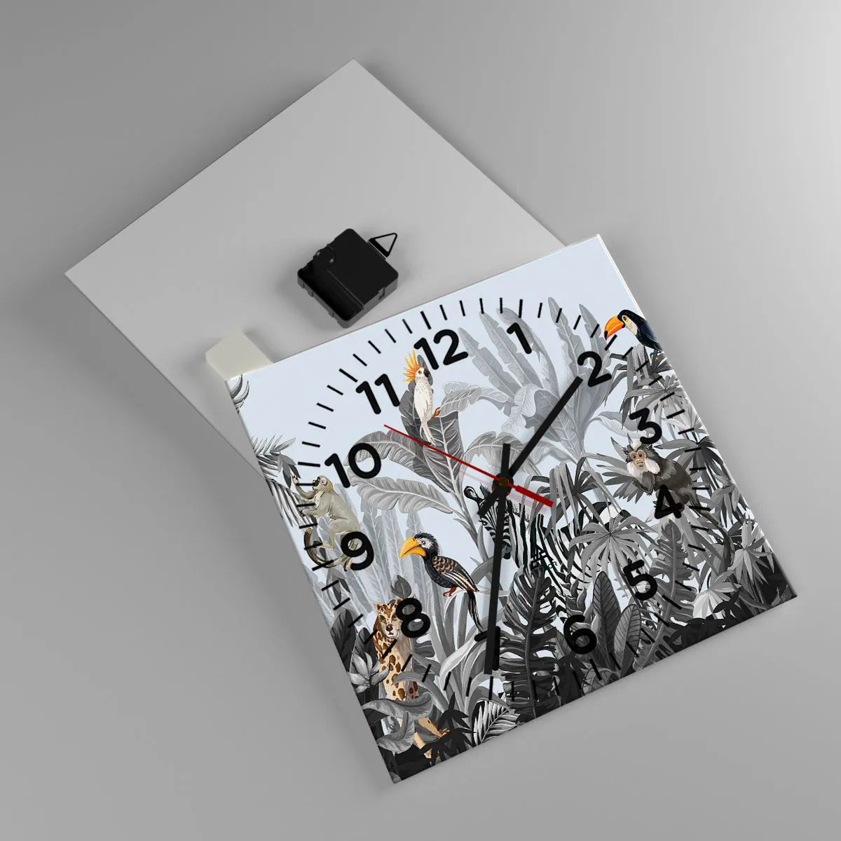 Vægur, Uret - En afrikansk fabel - 30x30 cm