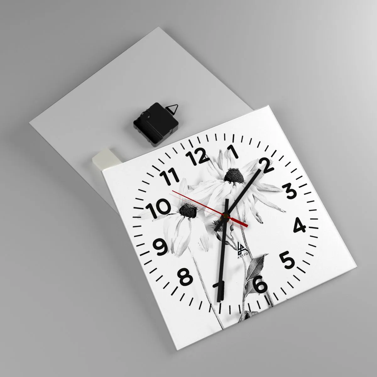 Nástenné hodiny - Nikto nechce byť sám - 30x30 cm