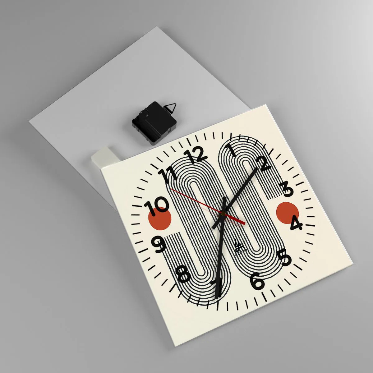 Nástěnné hodiny - Od začátku do konce - 30x30 cm