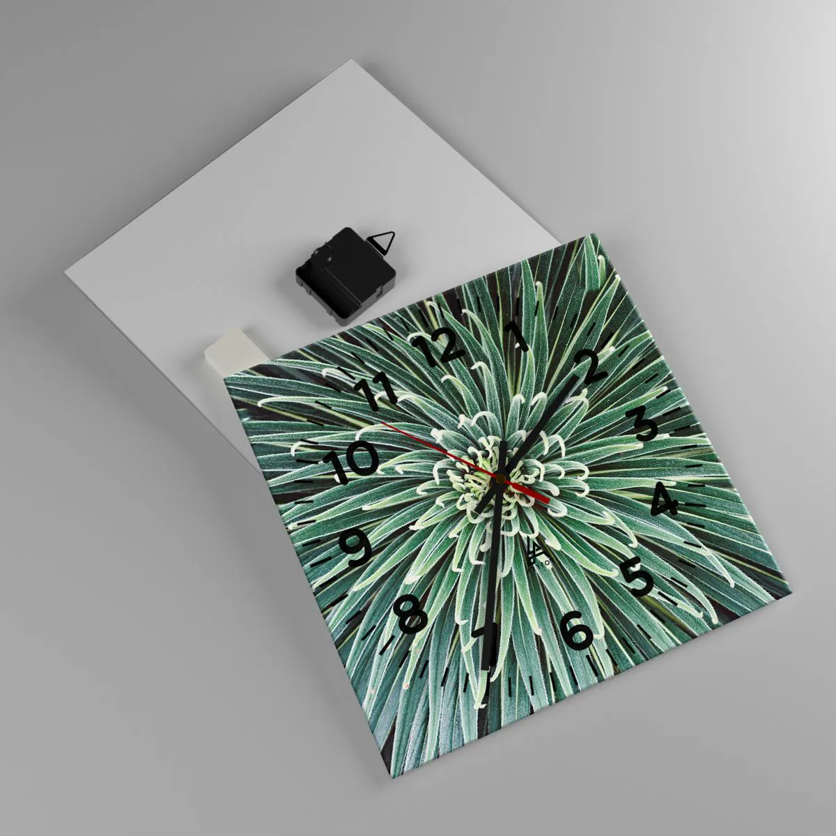 Relógio de parede - Relógio em vidro - Nasce uma estrela - 30x30 cm