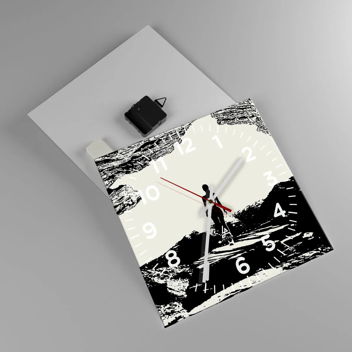 Zegar ścienny - Nowe spojrzenie - 30x30 cm