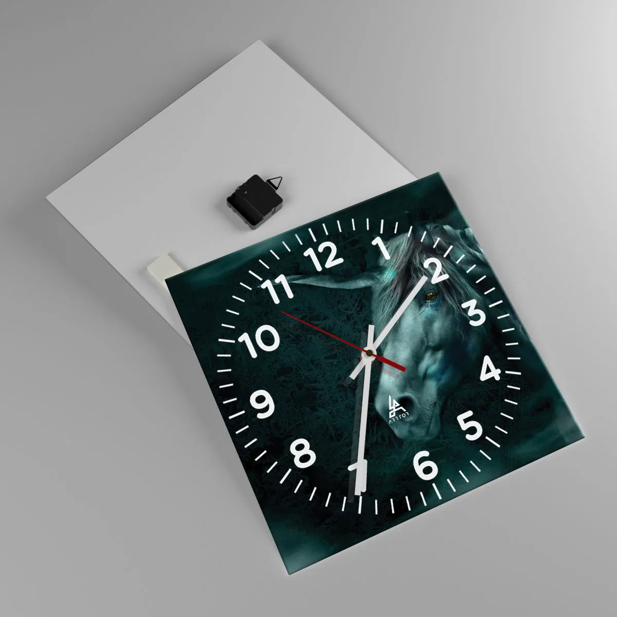 Wandklok - Klok - In een sprookjesbos - 40x40 cm