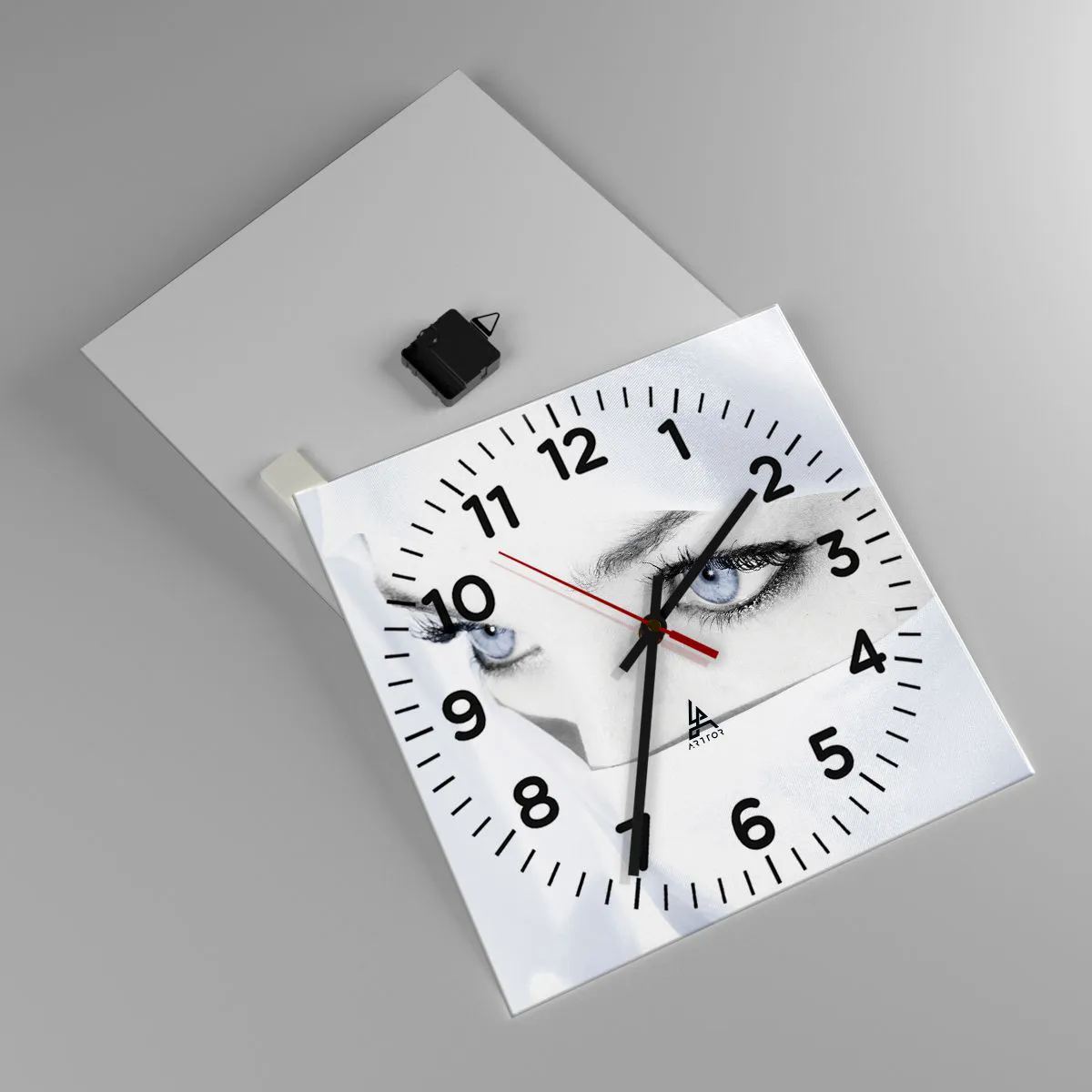 Ceas de perete - Ceas pe sticlă - Direct din o mie și una de nopți - 40x40 cm