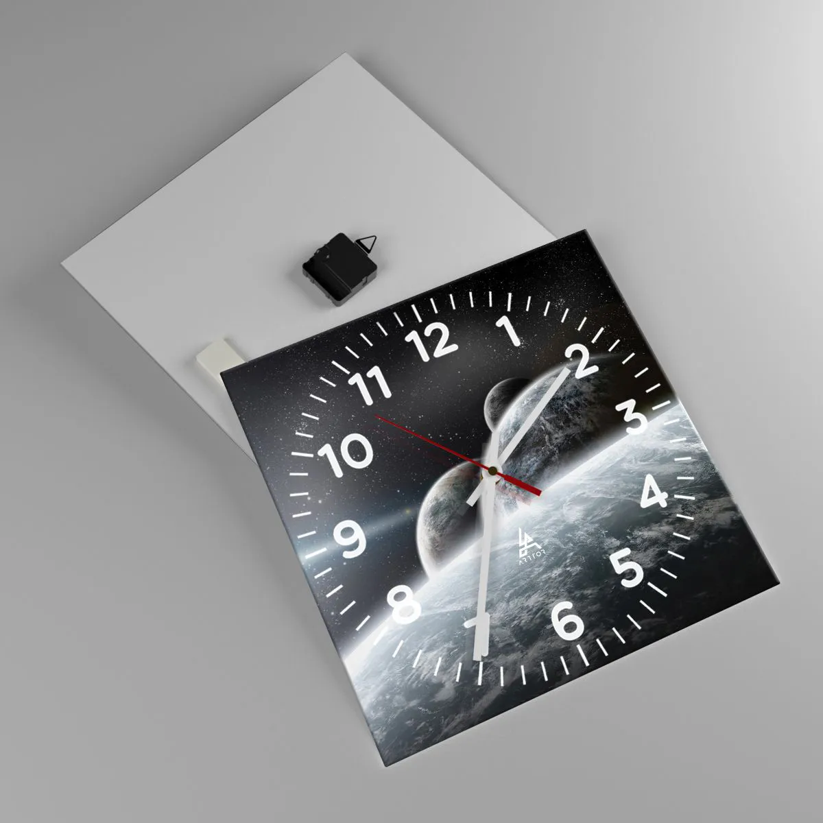 Nástěnné hodiny - Vesmírná hudba sfér - 40x40 cm