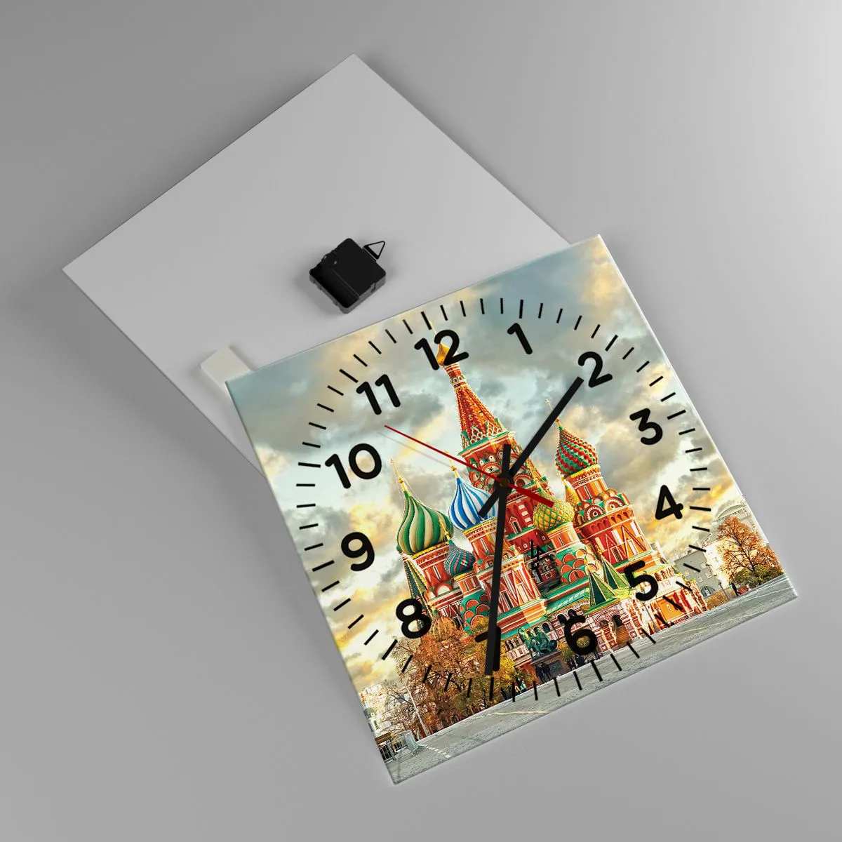 Wanduhr - Glasuhr - Selbst Disney würde nicht darauf kommen - 40x40 cm