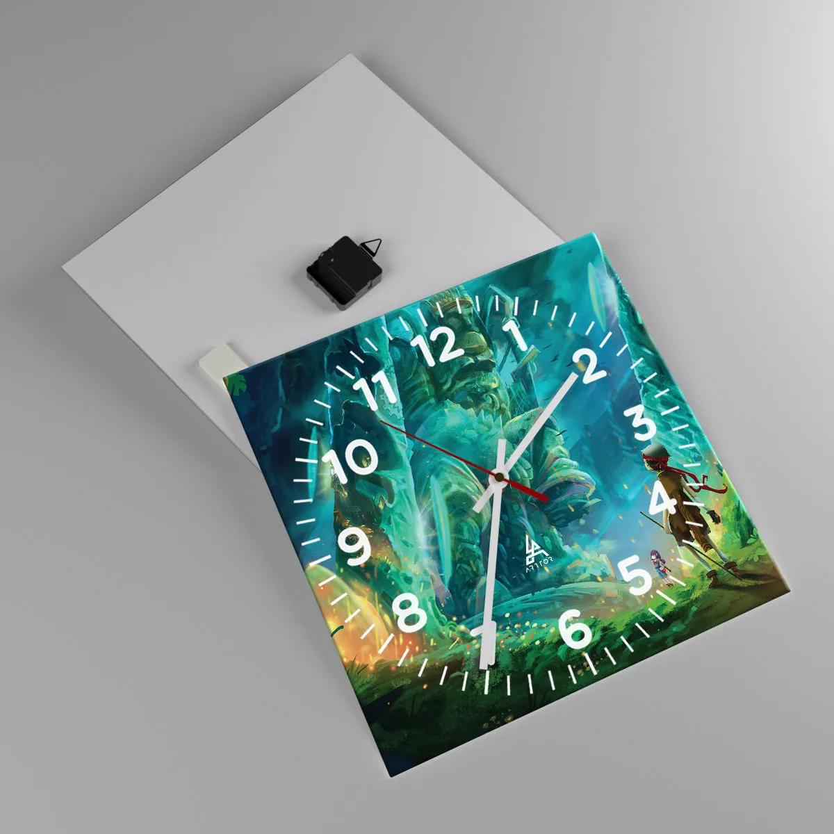 Vægur, Uret - Fra den store eventyrbog - 40x40 cm