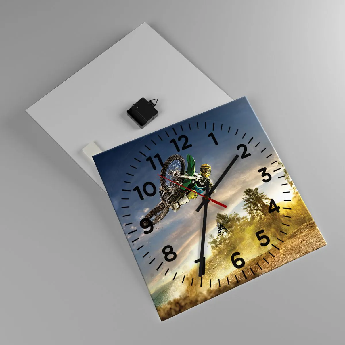 Zegar ścienny - Włącz emocje! - 40x40 cm