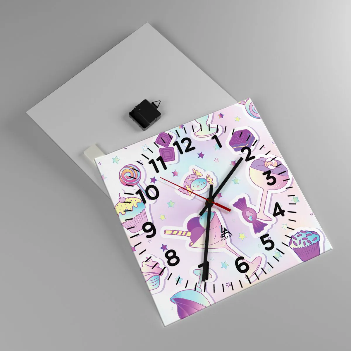 Vægur, Uret - At have en fødselsdag hver dag - 40x40 cm