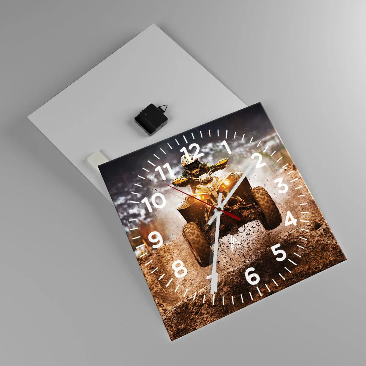 Wandklok - Klok - No risk no fun - 40x40 cm