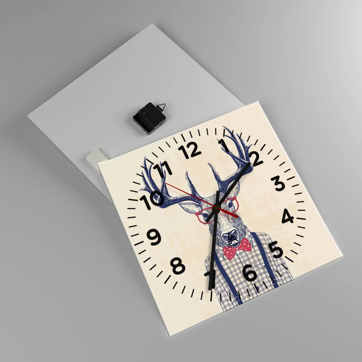 Nástenné hodiny - Zábavná extravagancia - 40x40 cm
