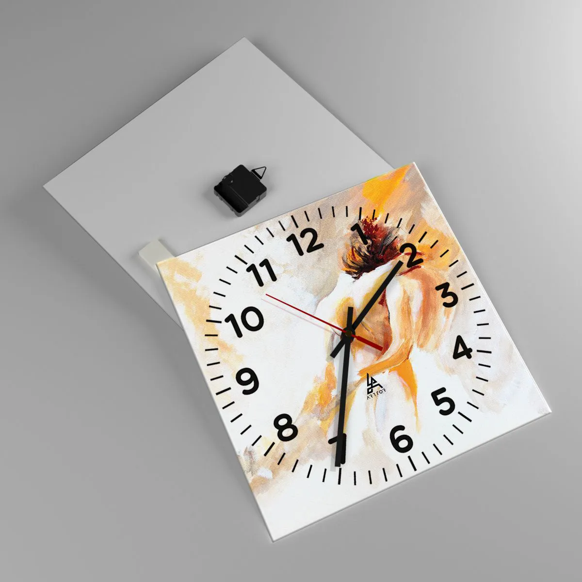 Nástenné hodiny - Blízkosť v nebi - 40x40 cm