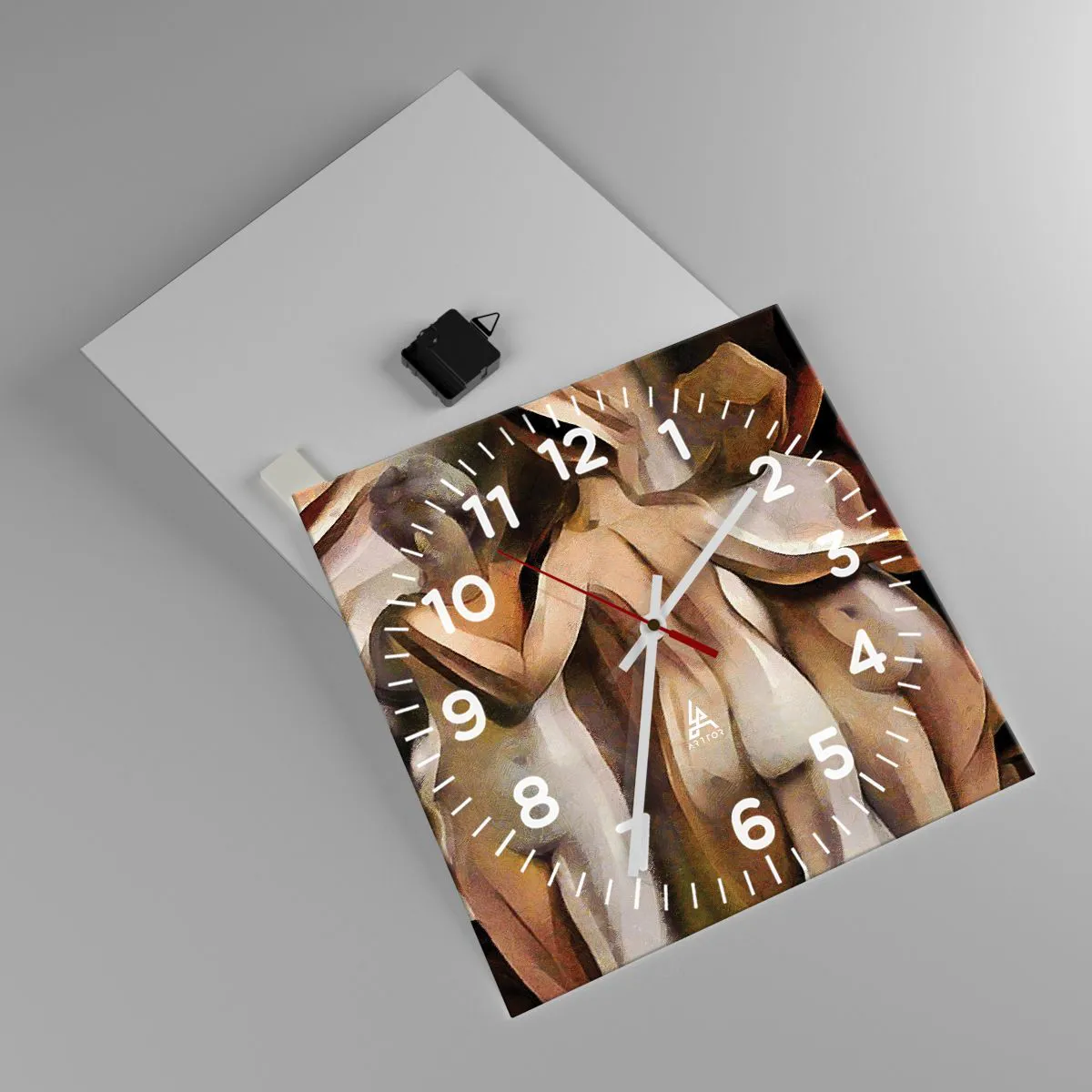 Nástenné hodiny - Tri Grácie 2.0 - 40x40 cm