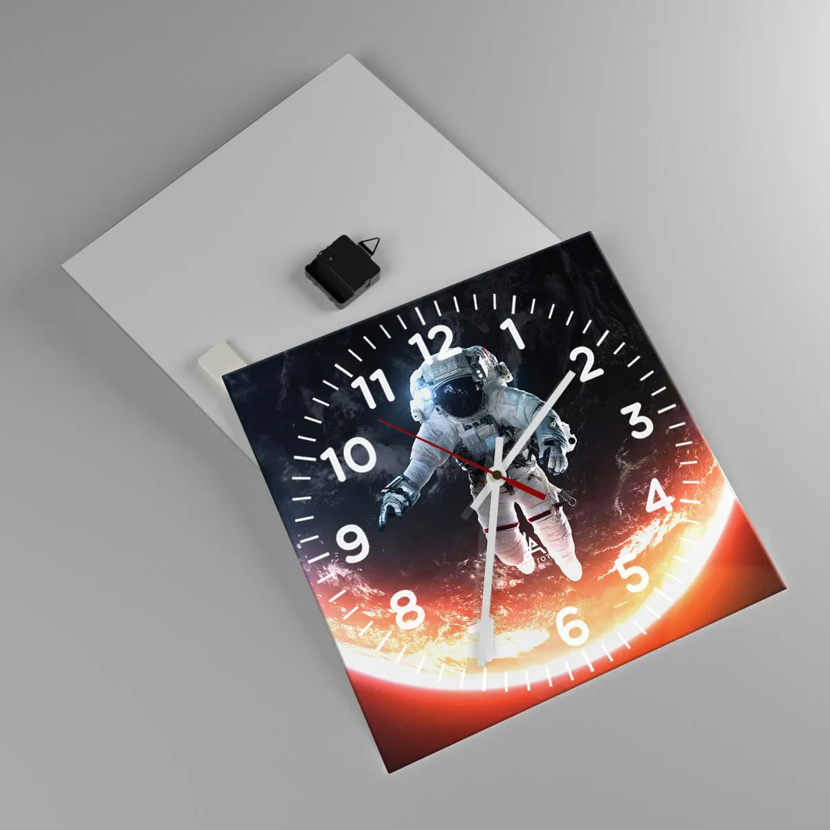 Vægur, Uret - Må jeg blive lidt længere? - 40x40 cm