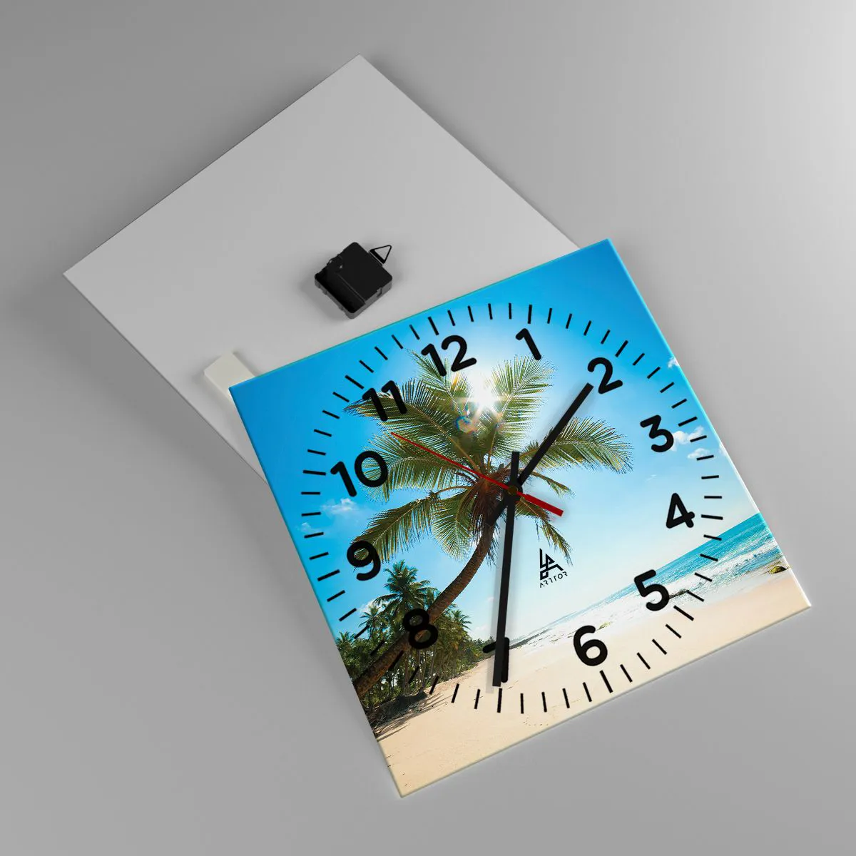 Orologio da parete - Orologio in Vetro - Non farlo vedere a nessuno - 40x40 cm